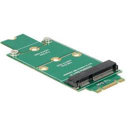 DeLock Adapter mSATA > M.2 NGFF lagringskontrol mSATA M.2 Card